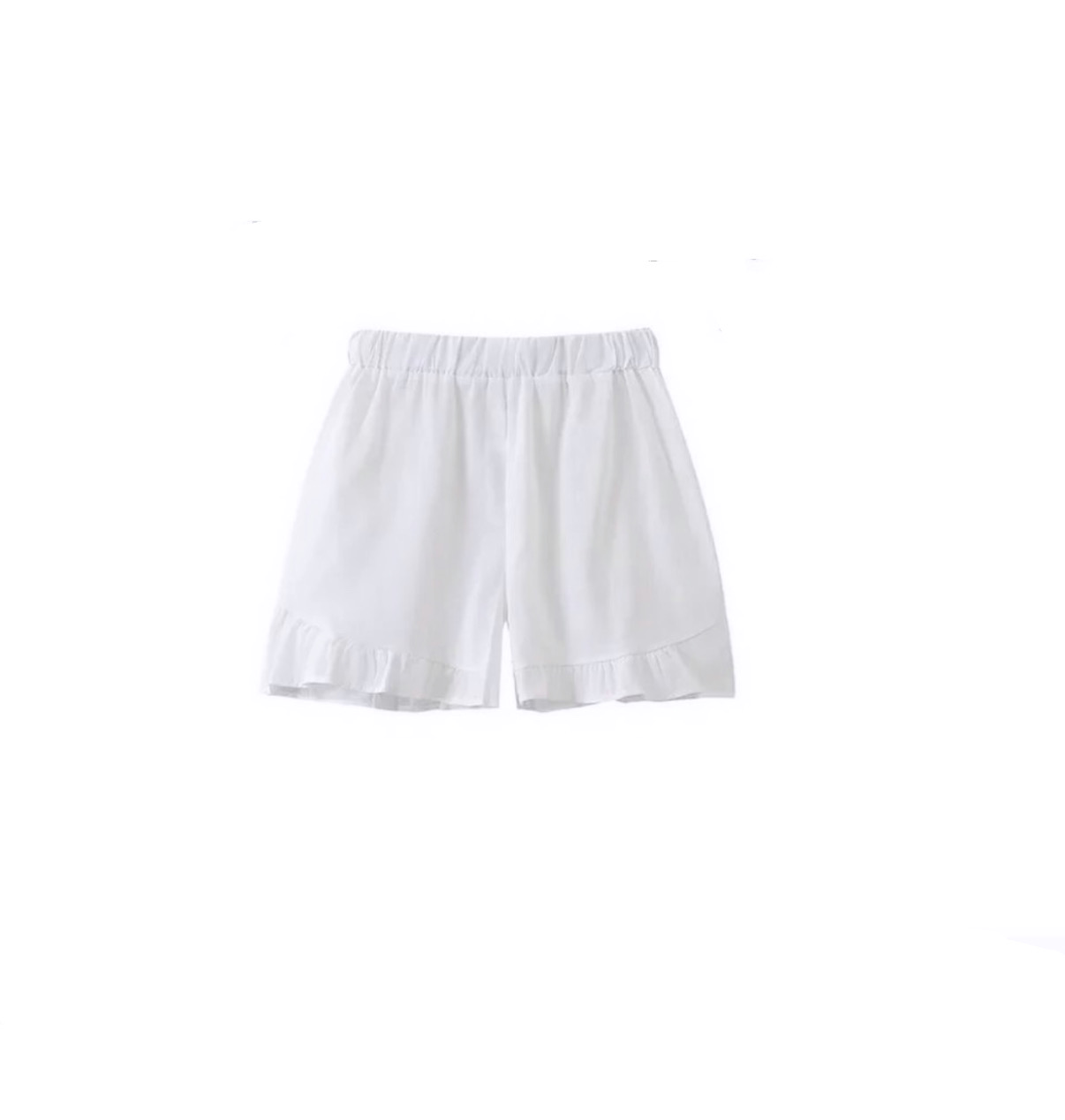 Shorts mit Rüschen