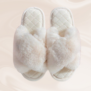 Fluffy Slipper - Moody Fashion Creme / 36-37